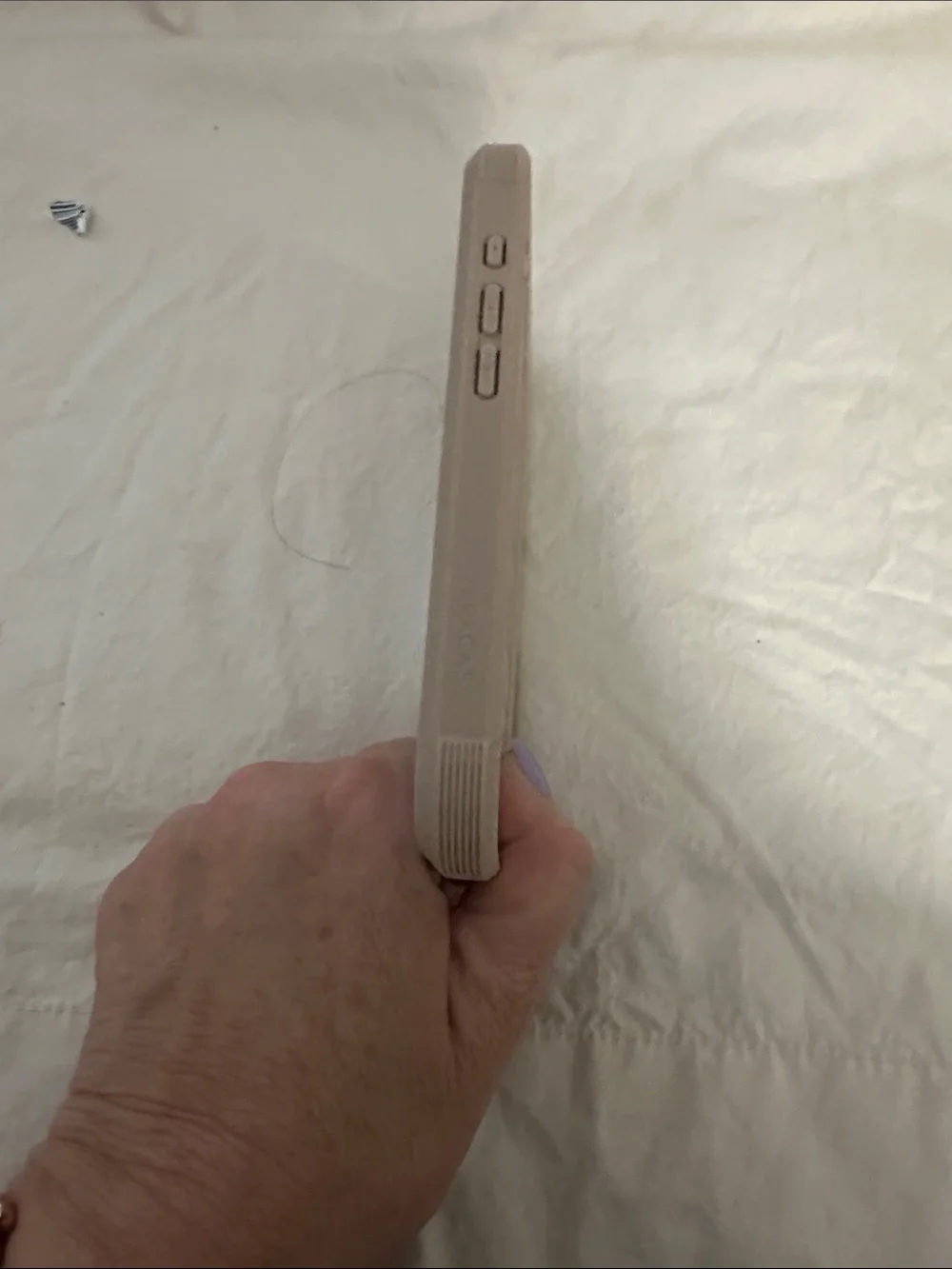 Protective Phone Case - Beige New in Box for iPhone 17